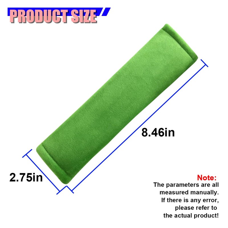 YoRise 2PCS Car Seat Belt Covers, Comfortable Fluff Auto Seat