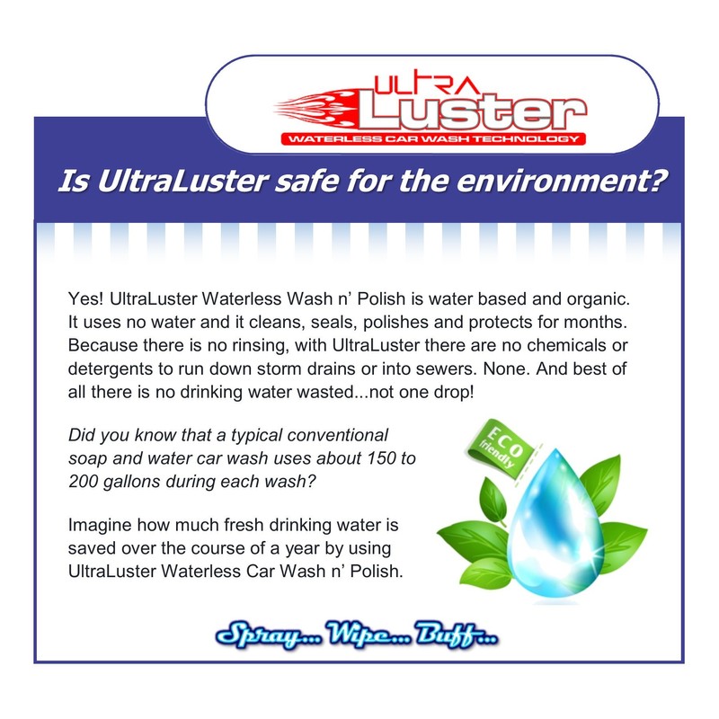 UltraLuster Waterless Car Wash n' Polish + Tire & Trim