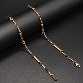 Jeroot Women's Magnetic Necklace, Stylish, Width 0.08 inch (2 mm), Total Length 17.7 inches (45 cm), Necklace Chain, Popular Exclusive Box, No Gemstone