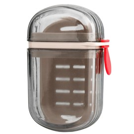 XuJJunB Soap Case with Lid, Portable Soap Box, Soap Box, Solid Soap Case, Leak-Proof, Airtight, Business Trip, Convenient, Home, Lightweight, Durable, Bathroom, Washroom