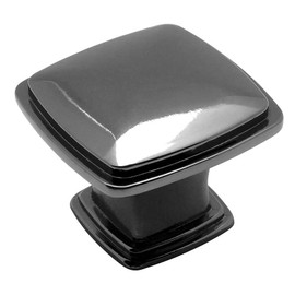 Cosmas® 4391BN Black Nickel Modern Cabinet Hardware Knob - 1-1/4" Inch Square