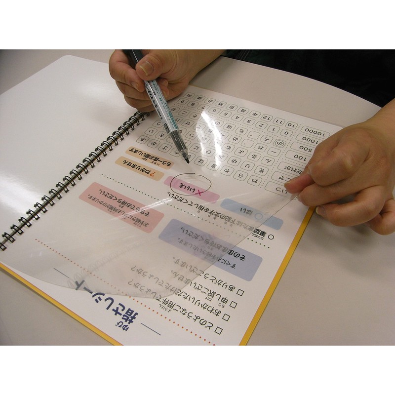 European Print DUDHB01L01 Notebook-Type Dry Erase Board, Writing Communication Board,