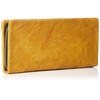 Takeokikuchi 720627 Oyster Accessories, Long Wallet, Zip Around, Camel