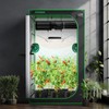 VIVOSUN S448 4x4 Grow Tent, 48"x48"x80" High Reflective Mylar with