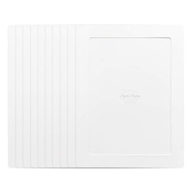 A4 Size PLAIN Paper Frame - White Monolike Plain Paper Photo Frame - White 10 Piece Photo Paper Frame