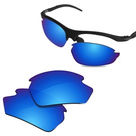 Glintbay 100% Precise-Fit Replacement Sunglass Lenses for Rudy Project Rydon - Polarized Ice Blue Mirror