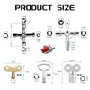 Control Cabinet Key Set of 8 Heating Ventilation Keys 4