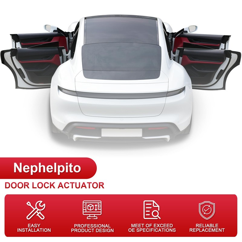 Nephelpito 6 Pins Front Left Driver Side Door Lock Latch