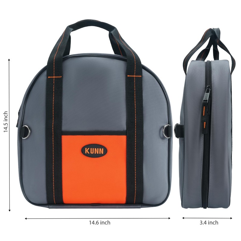 KUNN 14 Inch Jumper Cable Bag Durable Tools Cable Storage