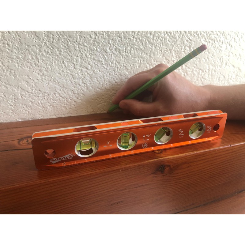 Swanson TL043M 9-Inch Savage Magnetic Torpedo Level, Orange