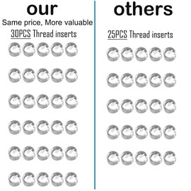 JoyTube 35 Pcs Thread Repair Kit, Stainless M10 x1.5mm Thread Repair Insert Kit Compatible Hand Tool Set for Auto Repairing