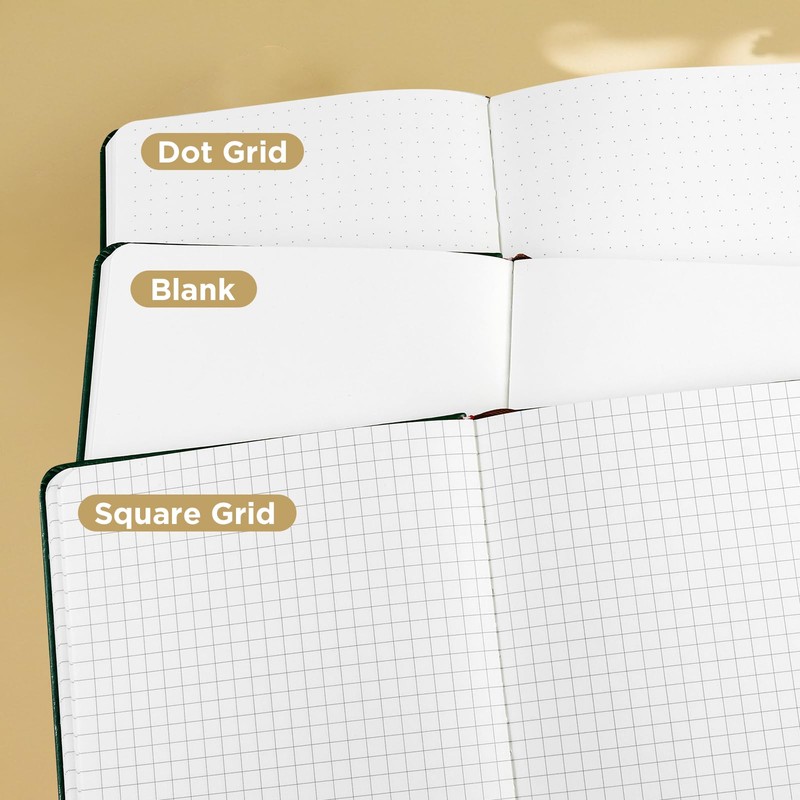 HOMEMARS Notebook Set of 2, 12 cm x 12 cm,