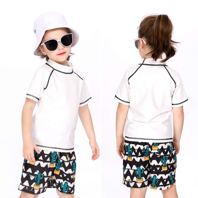 Teddy Kids392 Rash Guard, Kids, Boys, Girls, Short Sleeve, Amphibious,