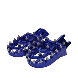 BAOUFF Foot Pegs for TW200,CNC 7075 Aluminum Dirt Bike Footpegs Footrests Pedals Rests for TW 200 1987-2023 - Blue