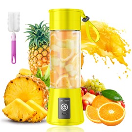 Portable Personal Size Mini Blender - 2025 Upgraded Cordless Blender for Smoothies & Shakes, Type-C Rechargeable, 380Ml Traveling BAP Free Juicer Cup for Sports/Travel/Home, 20000Rpm/Min Speed