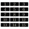 Rectangle Lockers Plastic Numbered Room Number Table Number Sticker (1-10,