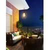 intelamp Solar Pendant Lights Indoor Outdoor, 4000mAh Gazebo Shed Chandeliers