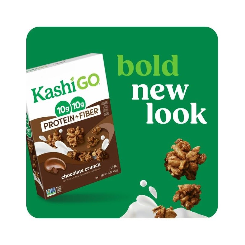 Cold Breakfast Cereal byKashi- Vegan Protein - Chocolate Crunch -