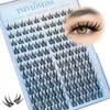 TNFVLONEINS Manga Lash Clusters Wispy Cluster Eyelash Extensions Natural Eyelash