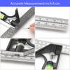 2 Pcs Square Tool, Square and Combination Square Tool Set