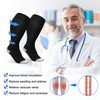 LEVSOX Wide Calf Compression Socks 20-30 mmhg Knee High Women