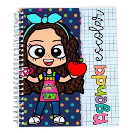 Agenda Escolar 25-26 Maestra Pasta Dura Mod Multicolor #5
