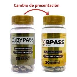Bypass Bpri 30 Caps Reparador Intestinal Paquete De 3 Piezas                                                                                          