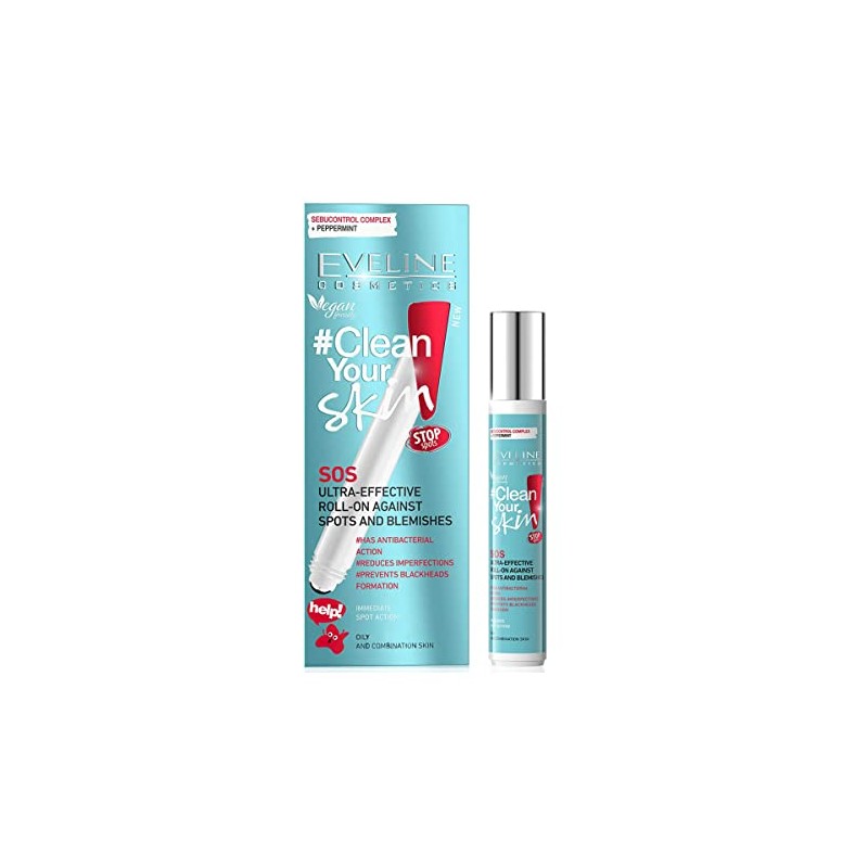 Eveline Cosmetics Clean Your Skin Sos Roll-on 15ml