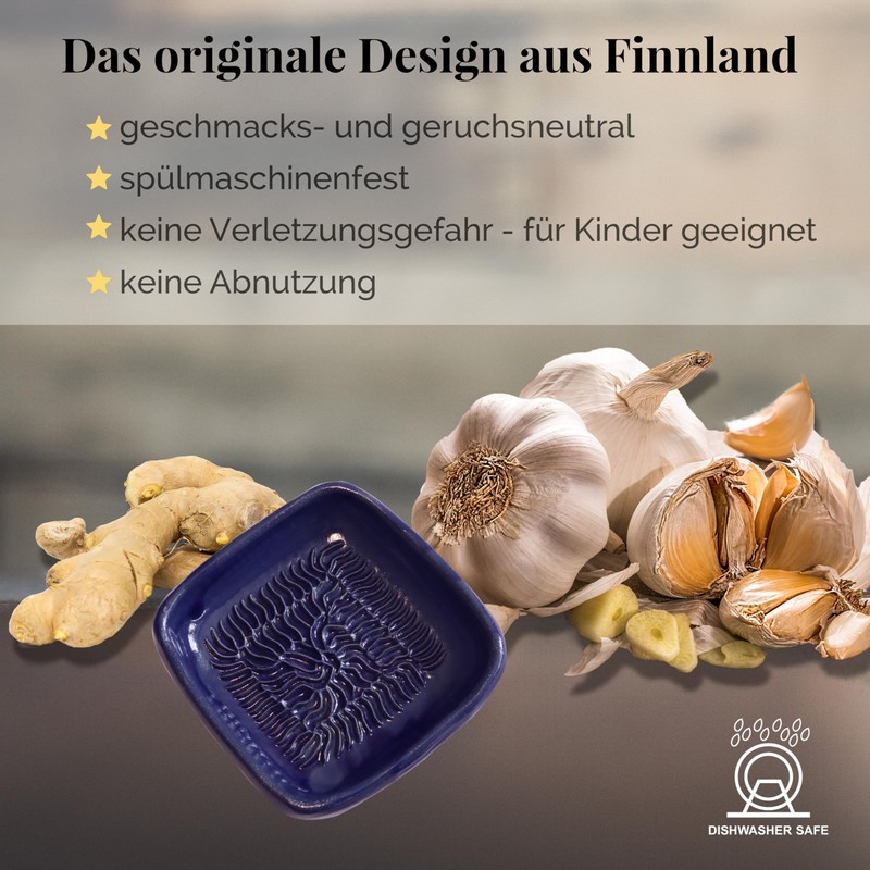 ANCKERAMIC Finland Original Ceramico Grater, Nutmeg Grater, Garlic Grater, Ginger