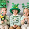 360Pcs St. Patrick's Day Foam Stickers, Glitter Clover Shamrock Foam