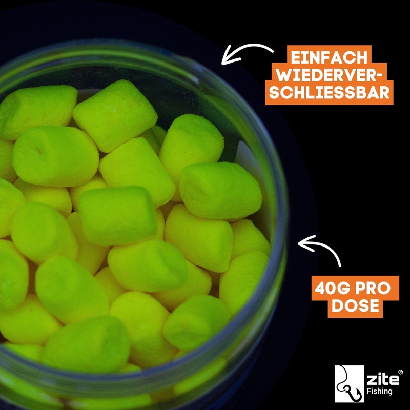 Zite Fishing Trout Mallows Trout Bait, High Catching Trout Dough,