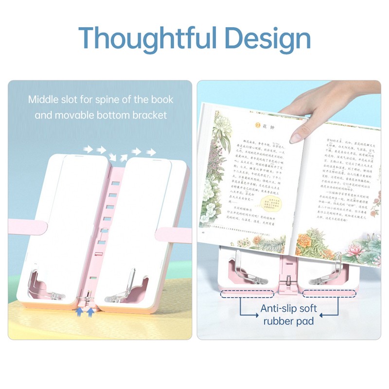 Book Stand Pencil Box Multifunction Pencil Case with Book Stand