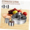 LABRIMP Pastry Rings Baking Muffin Ring Molds Stainless Steel Easy