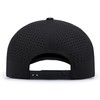 Pacific Headwear Standard Lightweight Perforated Snapback, Charcoal