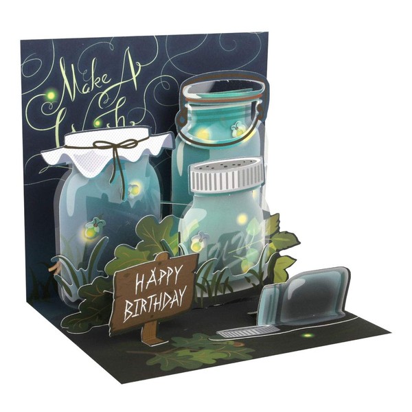 3D Birthday Greeting Card from Up With Paper - LIGHTNING BUGS
