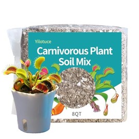 Yilotuce 8 Qts Carnivorous Plant Soil Mix, Great Potting Soil for Venus Fly Traps, Pitcher Plants, Sundews and Butterworts