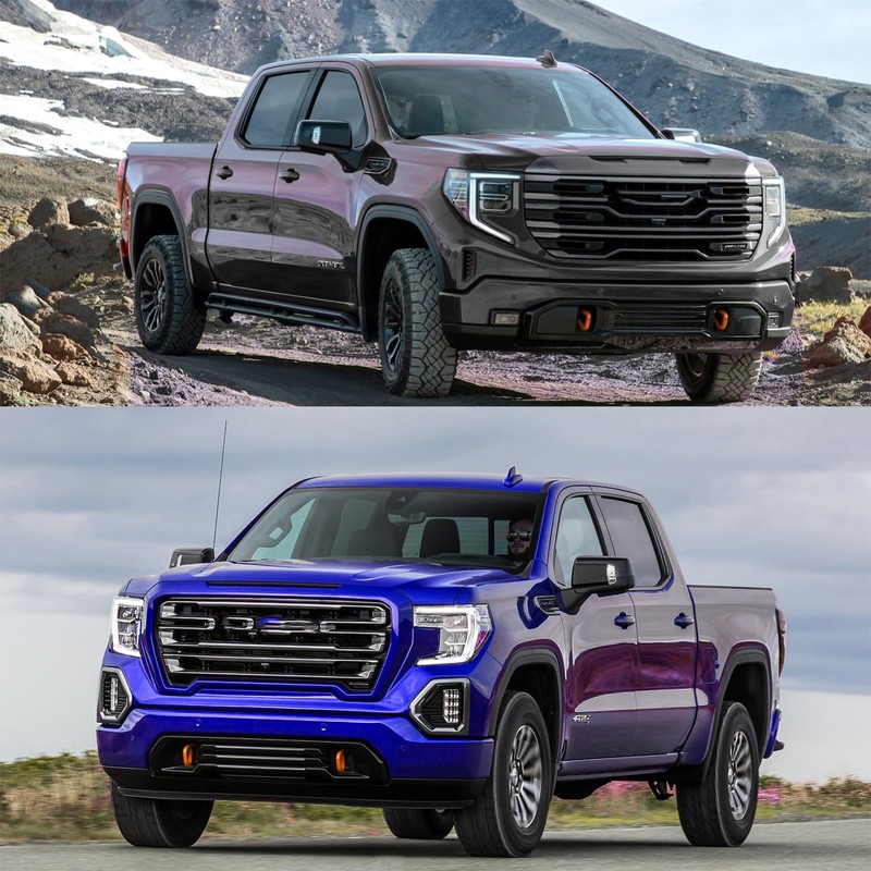 Tow Hooks Covers for GMC Sierra 1500 2019-2024, Front Hitch
