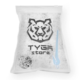 TYGA Store Pack of 500 Mini Rubber Bands Strong Elastic Bands with Band Removal Hook for Kids Hair Ties, Braids Ponytail Hair, Pet Hairband Wedding Hairstyle and More (Clear)