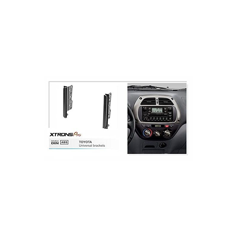 XTRONS Pro For Toyota Radio Player Universal Brackets Double Din
