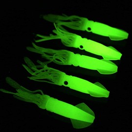 LZKW Fishing Lure Squid Lures Durable Fishing Trolling Device for Fishing Lovers (Luminous Squid)