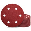 Awutzut 9 Inch 6 Hole Sanding Discs 40 Grit Hook