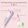 2 in 1 Needle Threader Seamless Ripper, Needle Threader and