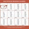 BONCAMOR 4 Pack Progressive Multifocus Reading Glasses for Women Men