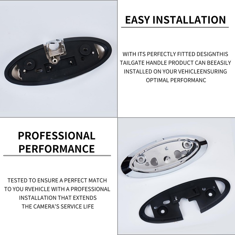 CONGCONG Rear Tailgate Fender Reversing Camera Housing Replacement Parts Compatible
