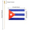 Newperlite Cuba Stick Flag Cuban Small Mini Hand Held Flags