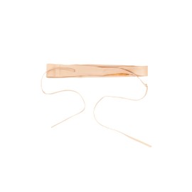 s.Oliver Leather Look Tie Belt - Casual to Business, brown, L