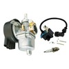 jtfrkope Bike Engine Carburetor For 2 Stroke 49cc 66cc 80cc