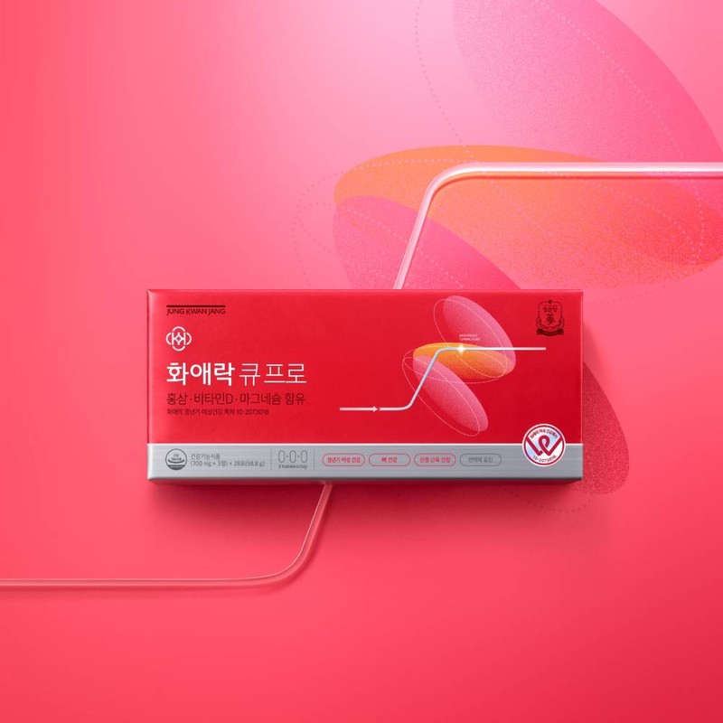 Jeonggwanjang CheongKwanJang Hwaaerak Cupro 700mg 84 tablets / 정관장 화애락