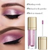 Metallic Liquid Glitter Eyeshadow & Waterproof Eyeliner Pen - Long-Lasting,