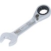 BGS 30713 Ratchet ring wrench, short, 13 mm